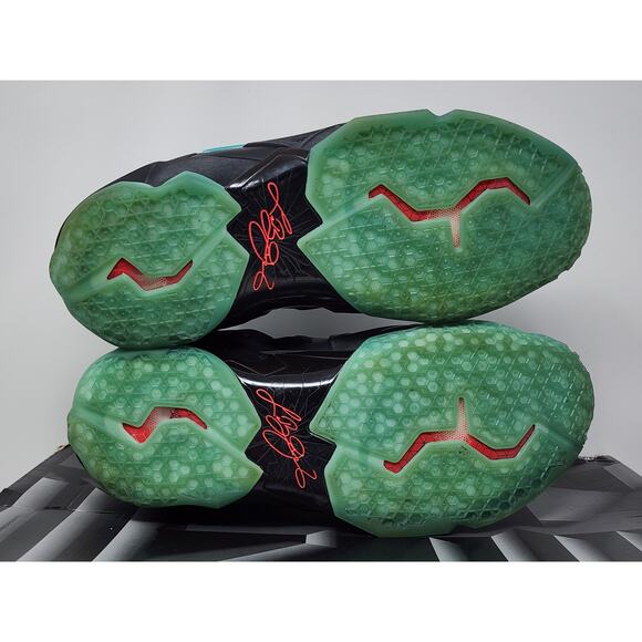 Nike LeBron 11 DIFFUSED JADE 616175-004 Size 11 WORN - Picture 7 of 8